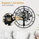 thumbnail image 5 of Reloj de Pared Blorple 41 cm Árbol de la Vida de Metal Sin Tic Tac, 5 of 9