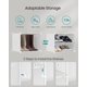 thumbnail image 4 of Organizador de Zapatos SONGMICS de 8 Niveles Ajustable para 32 Pares Blanco Nube, 4 of 8