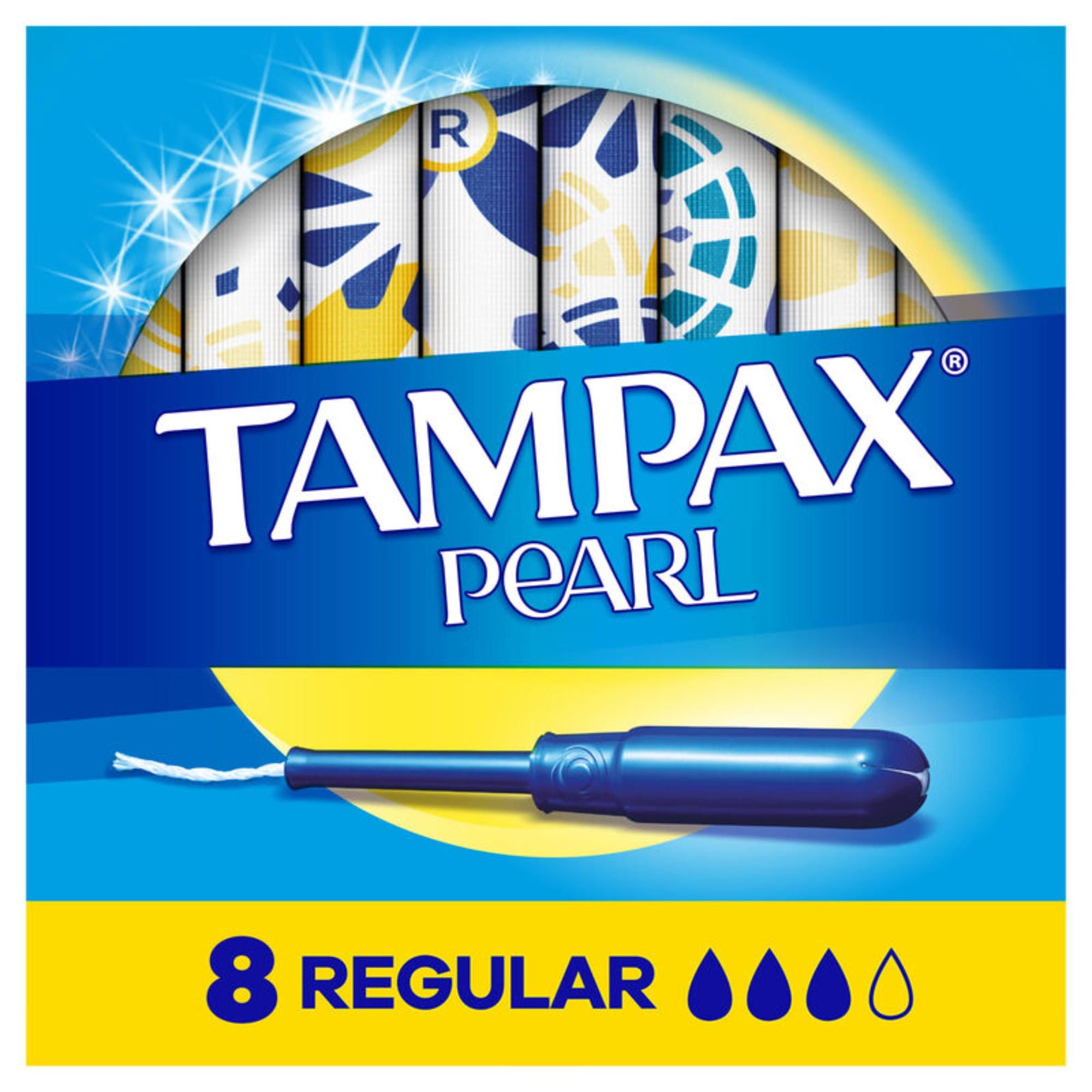 Tampones Absorventes Pearl Regular 8 Un Tampax