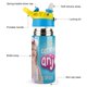 thumbnail image 3 of Carinha de Anjo Botella de Agua con Tapa Pop Top de Un Toque, Acero Inoxidable, a Prueba de Fugas, para Deportes, Botella Infantil azul 12 oz, 3 of 6