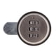 thumbnail image 2 of Combinación Cam Lock Lengua Camlock para buzón Puerta de gabinete Níquel cepillado, 2 of 5