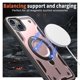 thumbnail image 2 of Para Apple iPhone 14 Plus Funda con Soporte de Anillo en O Magnético Invisible, Funda de Teléfono a Prueba de Golpes, Oro Rosa, para iPhone 14 Plus, 2 of 6