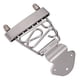 thumbnail image 2 of Trapeze Shappiece Bridge Shirt Frame Para 6 String Archtop Jazz Guitar Silver, 2 of 3