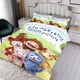 thumbnail image 3 of Slumberkins Conjunto de sábanas temático, trío de piezas, cómodo y amigable con la piel, diseño único, regalo de decoración para el hogar para familiares, amigos y fans,140cm *210cm, 3 of 6
