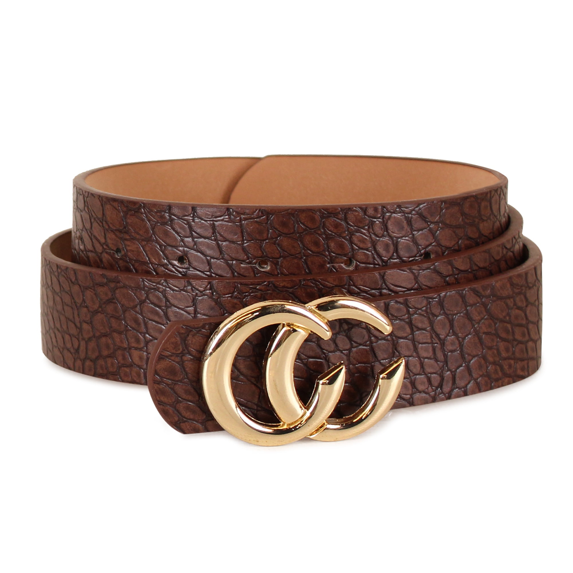 Carven Paris - Cinturón De Mujer Iris Café