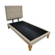 thumbnail image 2 of Cama Europea De Plaza Lino Beige, 2 of 3