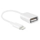 thumbnail image 1 of Cable de datos Lightning a OTG Adaptador Lightning macho a USB hembra Cable de sincronización de datos OTG compatible, 1 of 6