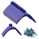 thumbnail image 2 of Percha para Palomas MODUODUO 10 unidades de Plástico Azul con Tornillos, 2 of 9
