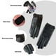 thumbnail image 4 of Guantes de piel auténtica para mujer, de primavera y otoño, finos, para pantalla táctil, para conducir, ciclismo, coche eléctrico, sencillos, de moda, cortos, de primera capa, de piel de oveja., 4 of 5