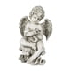 thumbnail image 1 of Escultura De Jardín Querubín Ángel Estatua De Jardín Para Patio Al Aire Libre Ángel Decorativo Con Pájaro, 1 of 5