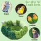 thumbnail image 3 of Nido De Percha De Pájaro Portátil De La Copa De Succión Para El Vidrio De La Ventana Del Coche De Viaje Cálido De La Cabaña De Dormir Del Pájaro Para La Jaula (pequeño Tamaño Verde Del Bosq, 3 of 3