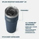 thumbnail image 2 of Vaso YETI Rambler de acero inoxidable con aislamiento al vacío de 887 ml, 2 of 3