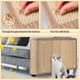 thumbnail image 3 of Rascador gato sillon muebles tipo alfombra sisal 80x50cm caf, 3 of 3