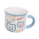 thumbnail image 3 of Taza De Café De Cerámica Con Asa, Taza De Agua De 350ml Para Jugo, Leche Con Leche, Bebida, Azul, 3 of 3