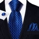 thumbnail image 3 of Set de Corbata Barry.Wang Clásica a Rayas Escocesas 150 cm Seda, 3 of 6