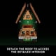 thumbnail image 2 of Set de exhibición coleccionable LEGO Ideas A-Frame Cabin 21338, 2 of 3