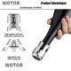 thumbnail image 3 of Tapón para champán WOTOR de acero inoxidable, paquete de 2, a prueba de fugas, 3 of 7