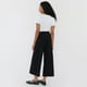 thumbnail image 3 of Pantalón Mujer Cullote Liso Negro Corona, 3 of 5
