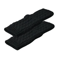 Genérico - Polainas Calentadores Tejido Trenzado Colores Variados Mujer Niña Elegante 100% Lana