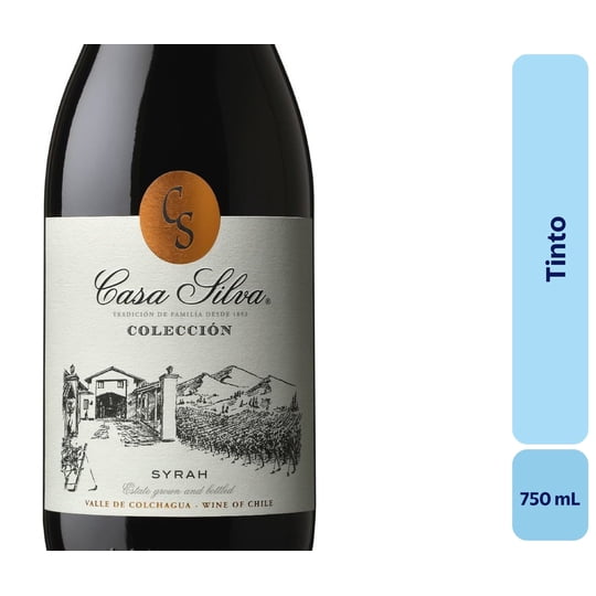 Vino Tinto Botella 750 mL Casa Silva