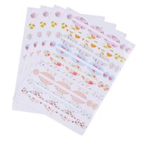 Bothyi - Etiquetas De Papel Etiquetas Decorativas Lindas Pegatinas Para Hacer Tarjetas Pegatinas Multiusos