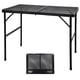 thumbnail image 1 of Mesa de camping plegable GREGIN de malla, capacidad de 90 lb, negra, 1 of 8