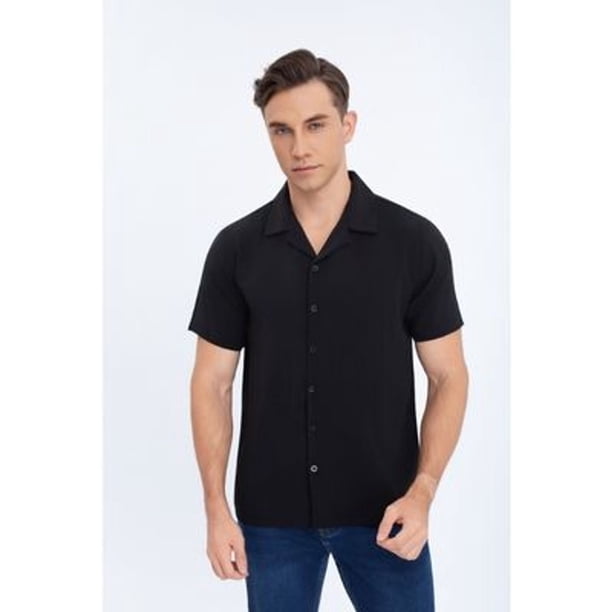 Camisa Hombre Regular Fit Verano Fashion Manga Corta 0178