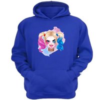 Genérico - Polerón Canguro Harley Azul Talla M Unisex