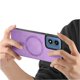 thumbnail image 3 of Magnetic Slim Case for Motorola Moto G Play 2024 4G with Camera Guard & Anti-Scratch Back Purple, 3 of 5