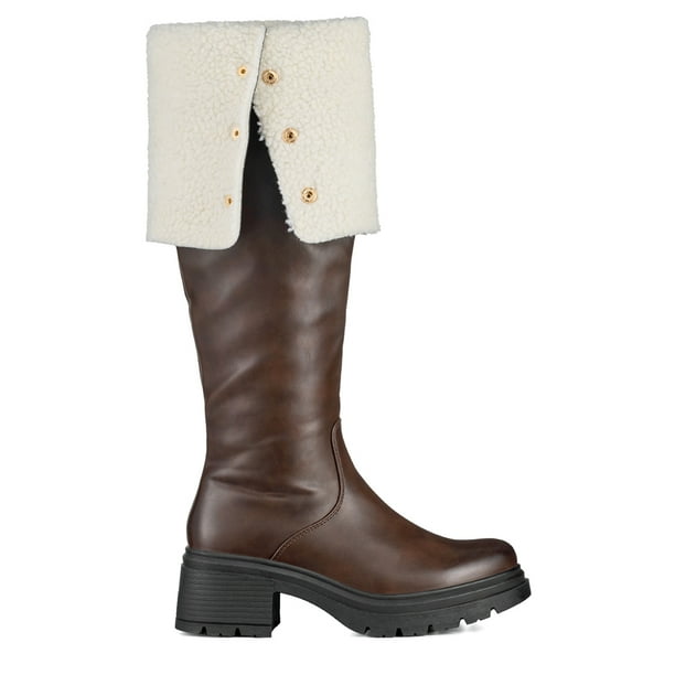 Botas Largas Mujer De Moda Comodo Tacon Grueso Weide CZY615