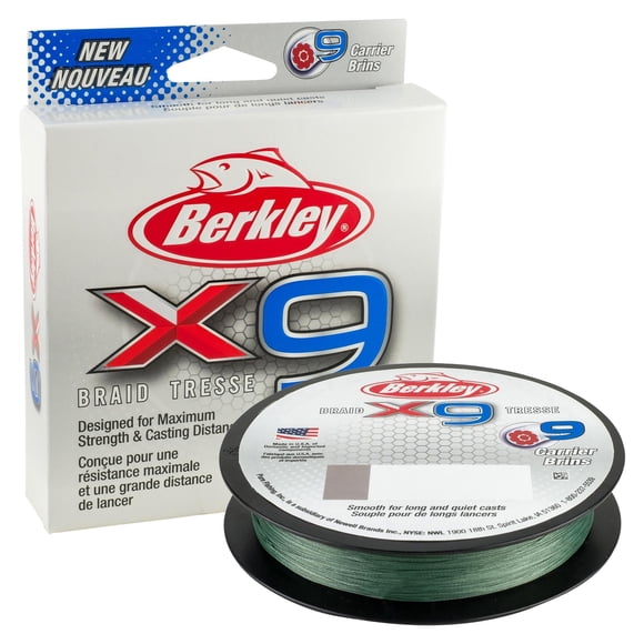 Línea de pesca Berkley x9 Braid Superline 20 lb/9.1 kg 150 m