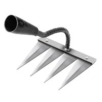 Ioensy - Azada De Horticultura De Varios Tamaños, Herramientas De Jardín Indispensables, Acero De 4 Dientes