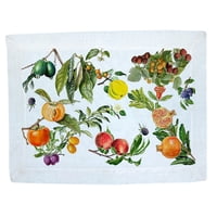 Tuyo Print - Set 4 Individuales Velo Organza Frutas