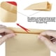 thumbnail image 4 of Paquete de 100 bolsas planas de papel kraft para sándwich, de calidad alimentaria, para bocadillos, galletas y pan., 4 of 6