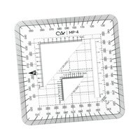 Magideal - Grid De Bolsillo De La Regla De Protractor Maptool Coordinate Escala Cuadrada De Medición De La Regla De Medición Para El Dibujo De Ingeniería De
