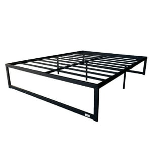 Base Para Cama Europea Acero Negro 150X190 Cm 2 Pza Zen Vincenzi