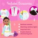 thumbnail image 3 of Muñeca moderna con purpurina para niñas Torrei de 14 pulgadas con atuendo de arcoíris, 3 of 7