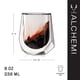 thumbnail image 4 of Copa de Vino Viski Alchemi 240 ml Doble Pared con Aeración, 4 of 9