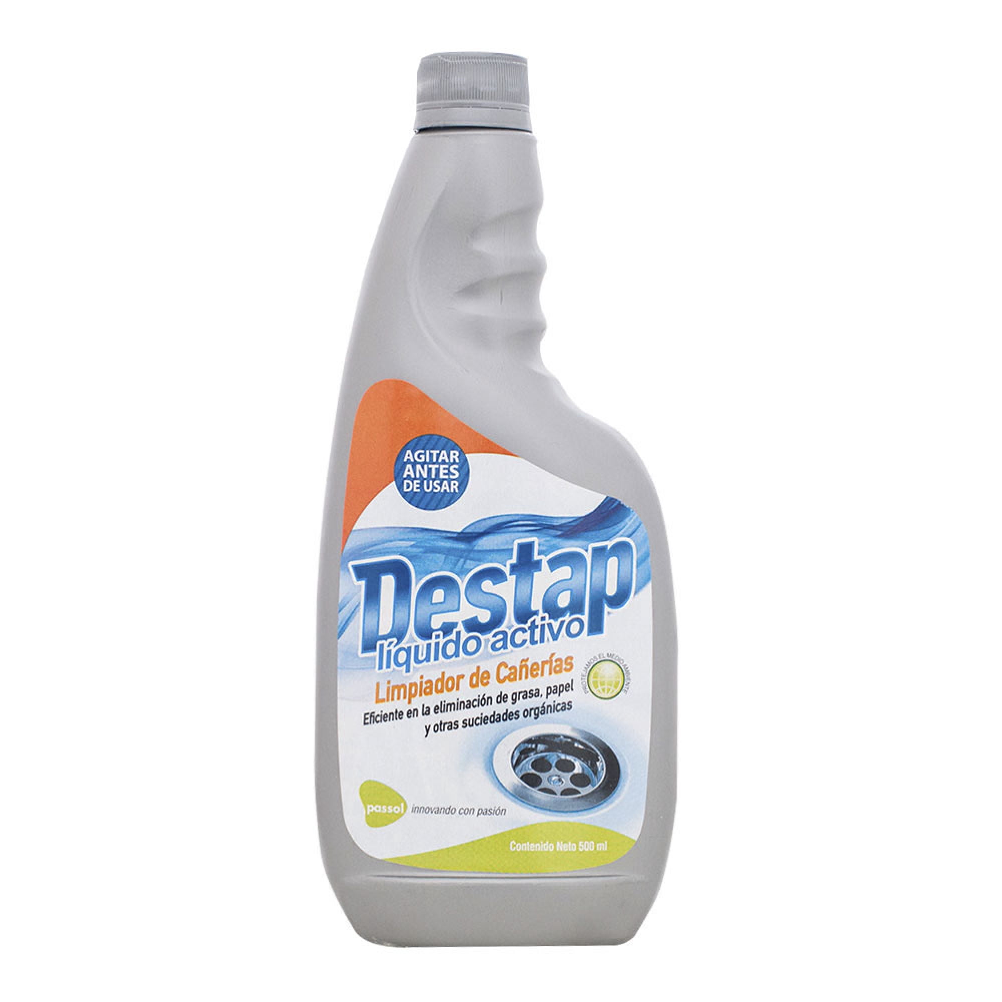 Destapador De Cañerías Limpiador De Cañerías Destap 500 Ml Passol