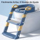 thumbnail image 4 of Asiento de Entrenamiento para Baño para Niños con Escalera Antideslizante, Taburete Plegable Infantil, 4 of 4