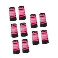 Magideal - 10 Cubiertas Para Casquillos De Golf, Accesorios Portátiles, Prácticos Tapones Para Extremos De Palos De Golf Para Cuñas De Hierro Con Punta Cónica. Rosa