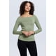 thumbnail image 2 of Polera Mujer Escote Recto Verde, 2 of 4