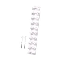 Bothyi - Organizador De Gorras De Béisbol, Soporte De Exhibición De Gorras Para La Entrada Del Armario Del Dormitorio, Color Blanco