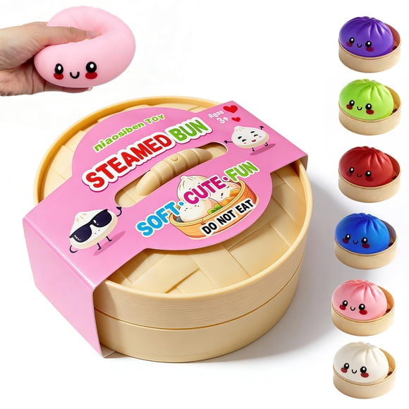 Juguete squishy niaosiben en forma de dumpling de 8,5 cm, pelota antiestrés