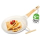thumbnail image 1 of Sartén para crepes NutriChef, 24 cm, antiadherente, con revestimiento de mármol blanco y crema, 1 of 7