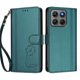 thumbnail image 3 of Funda Cartera Trébol para Motorola Moto G37/G37 Power con Ranuras Tarjetas y Carga Inalámbrica Verde oscuro, 3 of 6