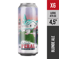 Anfiteatro - Pack X6 Peral, 4,5° (Blonde Ale) - Cerveza Artesanal Valparaiso - 475 Ml