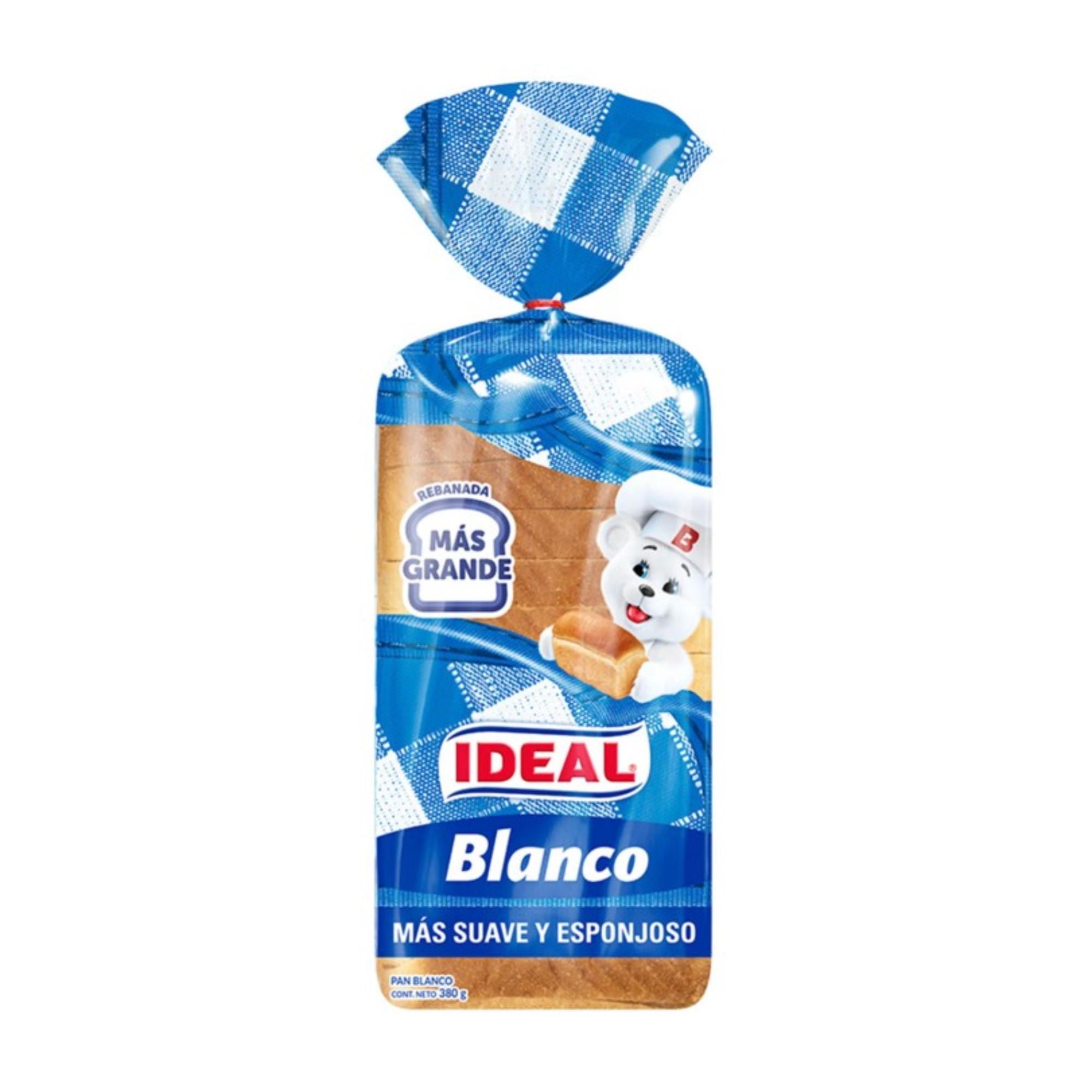 Pan De Molde Blanco 380 g Ideal