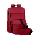 thumbnail image 1 of Mochila Urbana Set De 3 Piezas Notebook, Bandolera, Estuche burdeo, 1 of 2