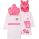 thumbnail image 5 of Bata Para Niñas Pequeñas Forro Polar Suave Con Capucha Rosa, 5 of 5
